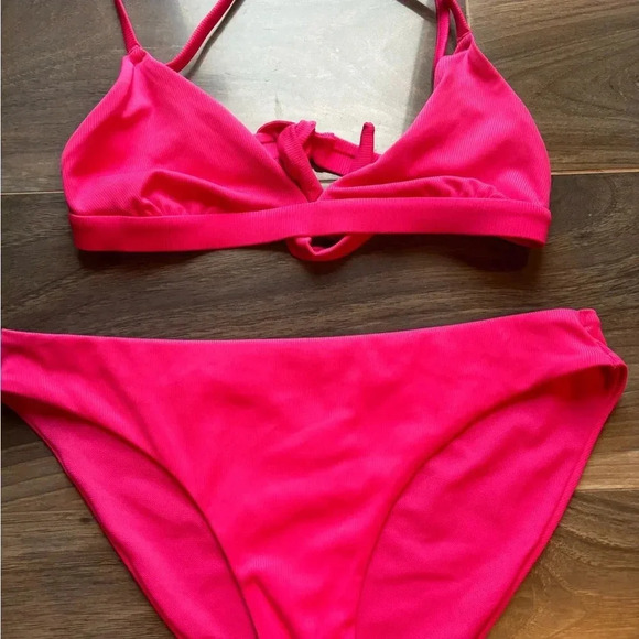 Primark | Hot Pink 2 Piece Bikini Set | Size 6 - Picture 2 of 4